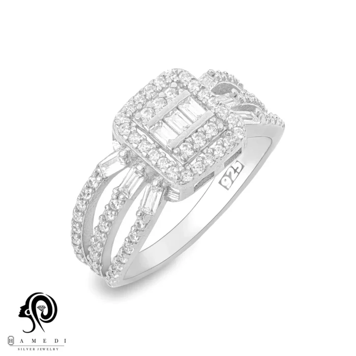 انگشتر نقره زنانه امرالدکات اسپورت مدل RI E98