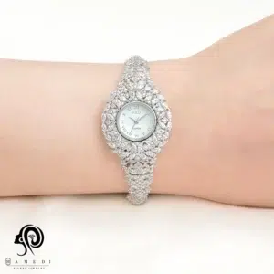 ساعت نقره زنانه مجلسی شیک مدل WI K41 K1 