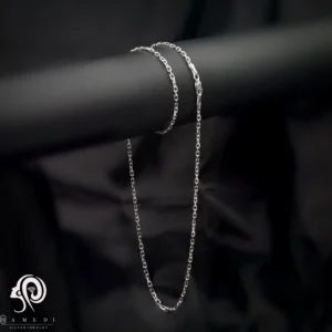 گردنبند نقره مردانه مجلسی زنجیری KEM T28 L