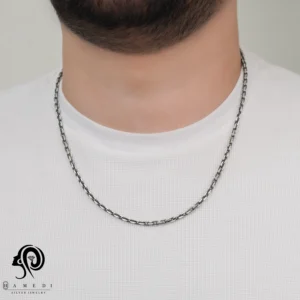 گردنبند نقره مردانه اسپرتی مدل KEM T68 T