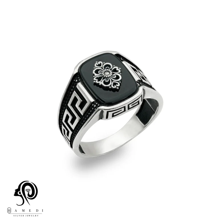 انگشتر نقره مردانه ورساچ ترک مدل REM H65