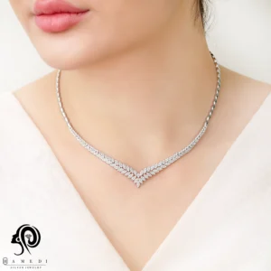 سرویس نقره شیک زنانه مجلسی مدل SI B52