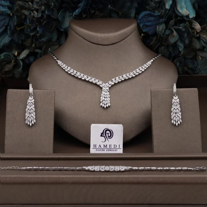 سرویس نقره زنانه مجلسی مارکیز مدل SI K12