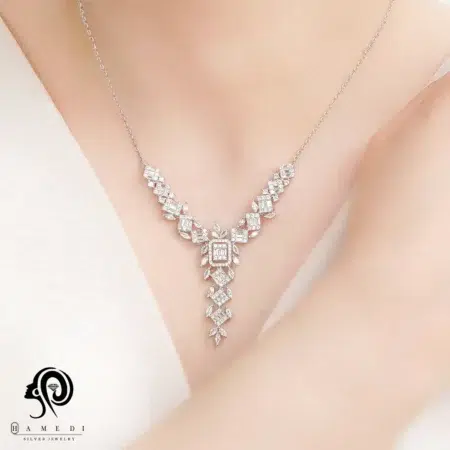 سرویس نقره شیک زنانه مجلسی مدل SIC D2