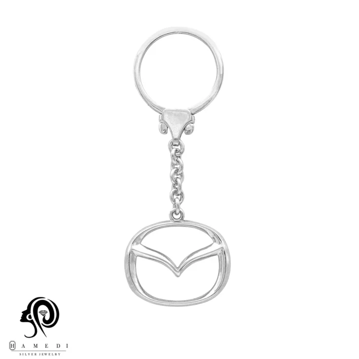 جاکلیدی مردانه نقره مزدا مدل YE T9