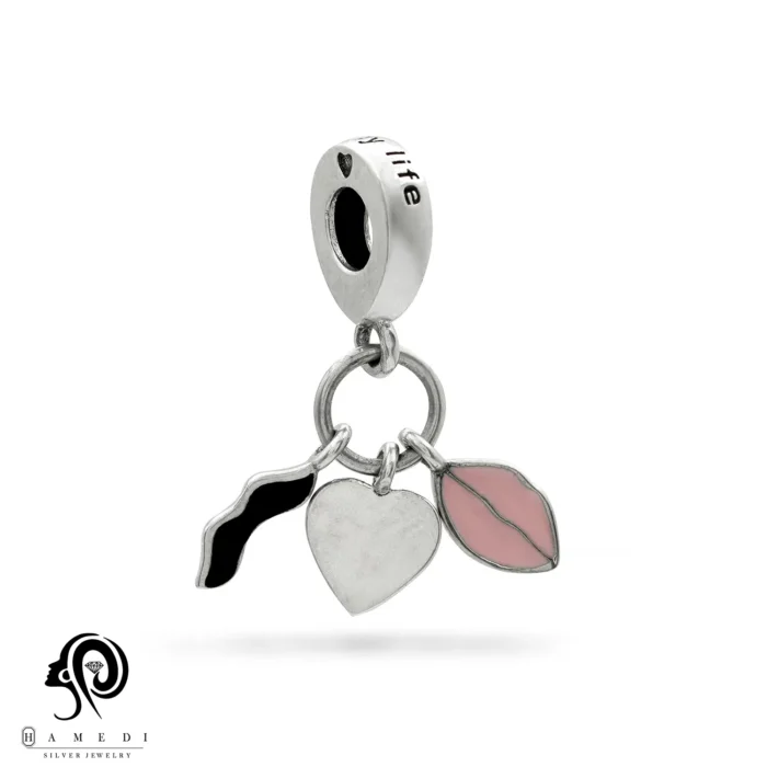 چارم پاندورا نقره طرح کاپل مدل PCA 42