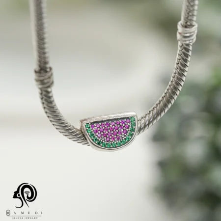 چارم دستبند پاندورا طرح هندوانه مدل PCH 82