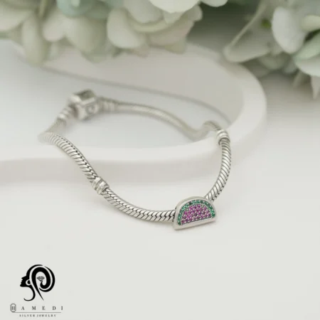 چارم دستبند پاندورا طرح هندوانه مدل PCH 82