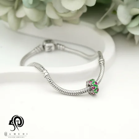 چارم دستبند پاندورا طرح گل مدل PCH 96