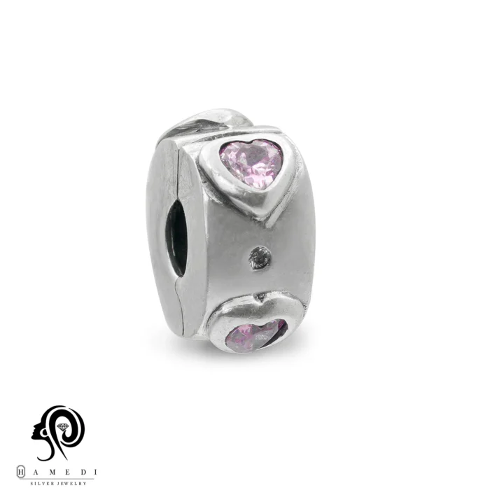 استاپر پاندورا نقره طرح قلب مدل PSK 6