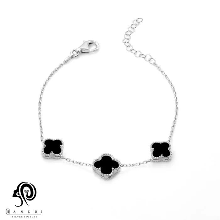 دستبند ونکلیف نقره زنانه اسپرتی مدل BEC C1 L