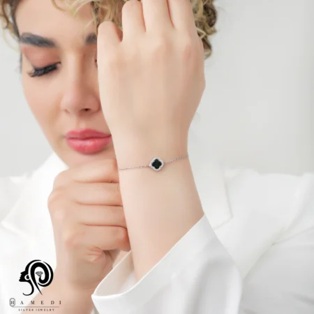 دستبند ونکلیف نقره زنانه اسپرتی مدل BEC C9 L