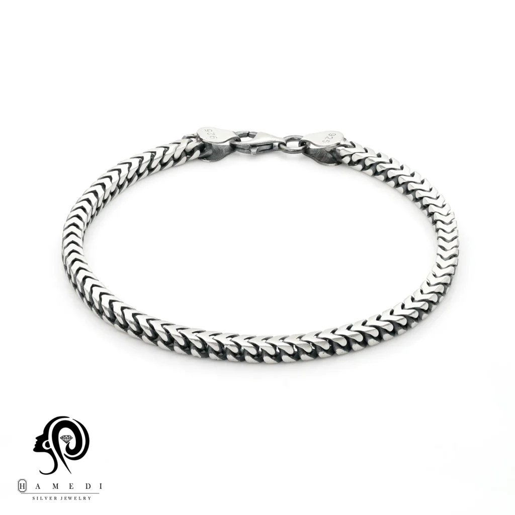 دستبند نقره مردانه پیکان اسپرتی مدل BEM T106 T