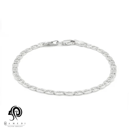 دستبند نقره مردانه ایتالیایی اسپرتی مدل BEM T44 L