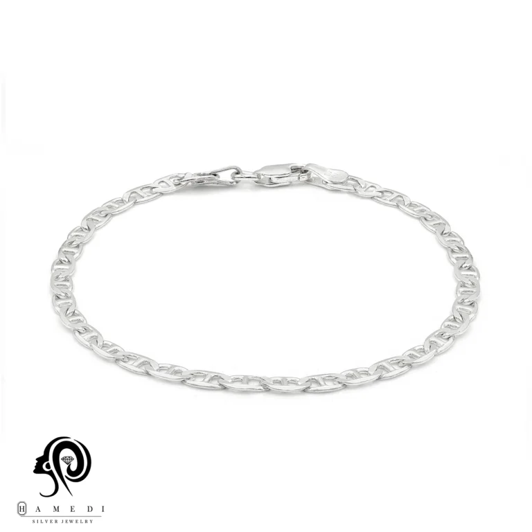 دستبند نقره مردانه ایتالیایی اسپرتی مدل BEM T44 L