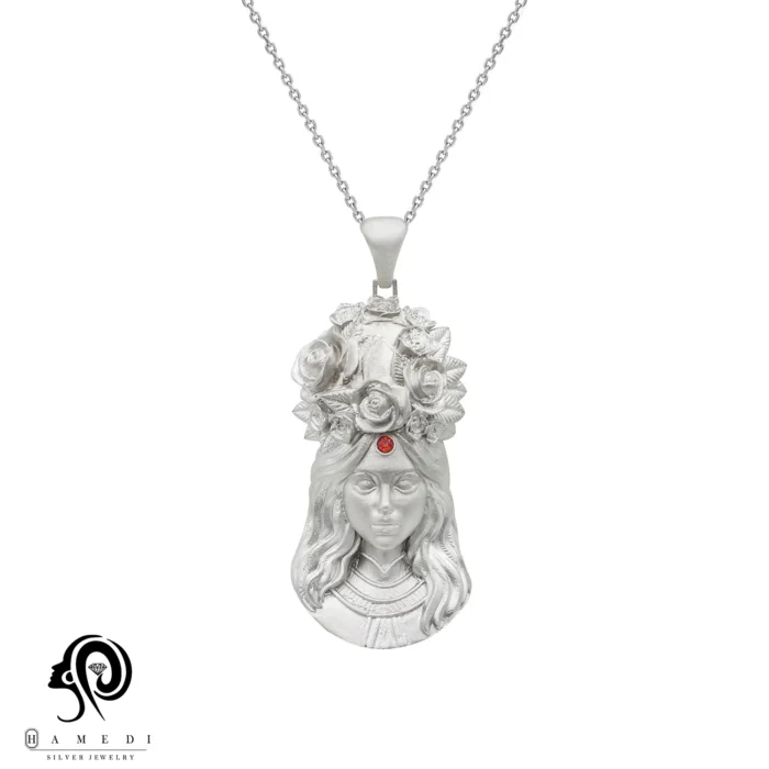 مدال نقره زنانه ملکه نقره مدل MIV B1