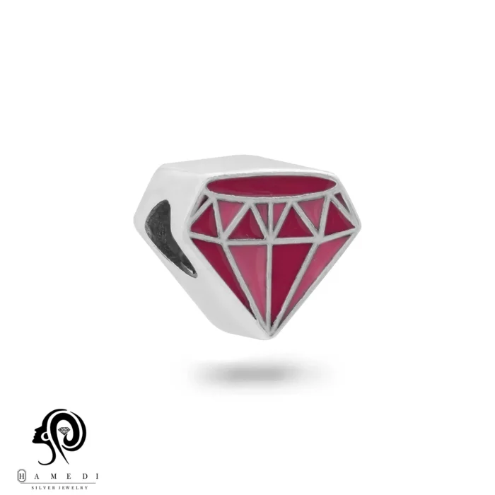 چارم پاندورا نقره طرح الماس مدل PCH 111