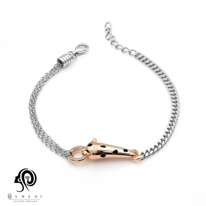 دستبند نقره زنانه طرح وراجیو مدل BE B29 X