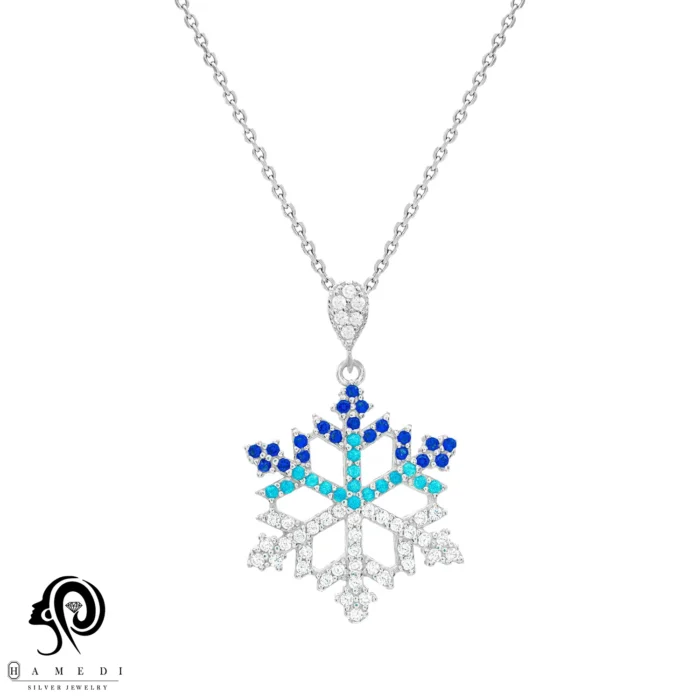 گردنبند نقره زنانه چشم نظر مدل MIH B26