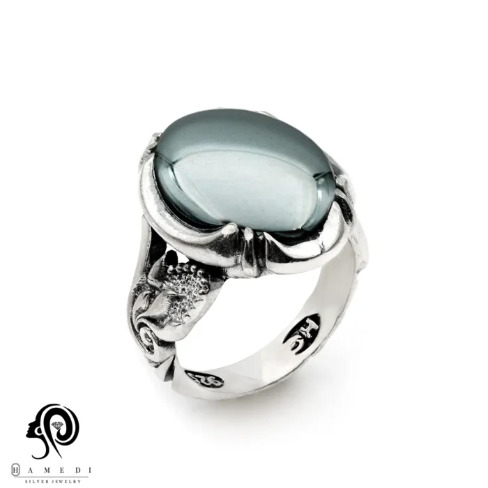 انگشتر نقره مردانه حدید اصل مدل RIM HA2