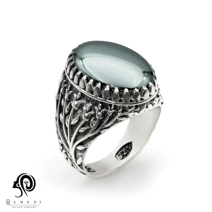 انگشتر نقره مردانه حدید اصل مدل RIM HA4