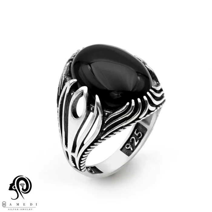 انگشتر نقره مردانه اونیکس اصل مدل RIM ON19