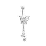 پیرسینگ نقره زنانه