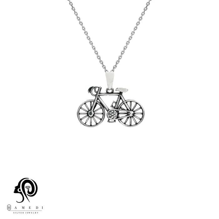 مدال نقره زنانه طرح دوچرخه مدل MI T27