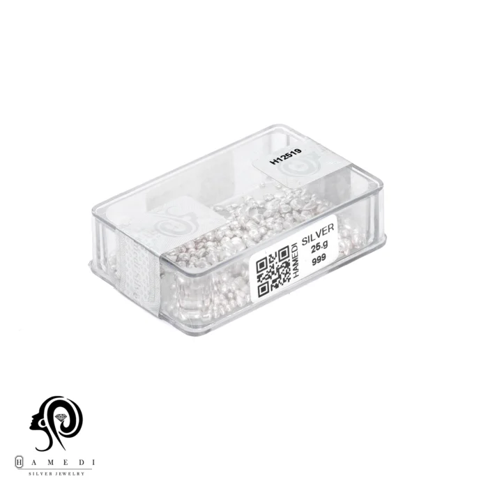 ساچمه نقره 25 گرمی با عیار ۹۹۹