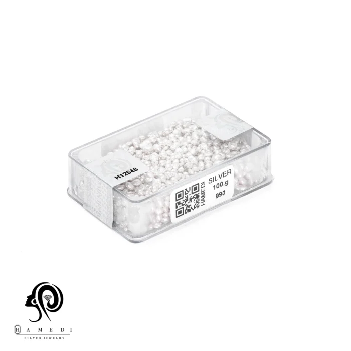 ساچمه نقره 100 گرمی عیار 990 ایرانی