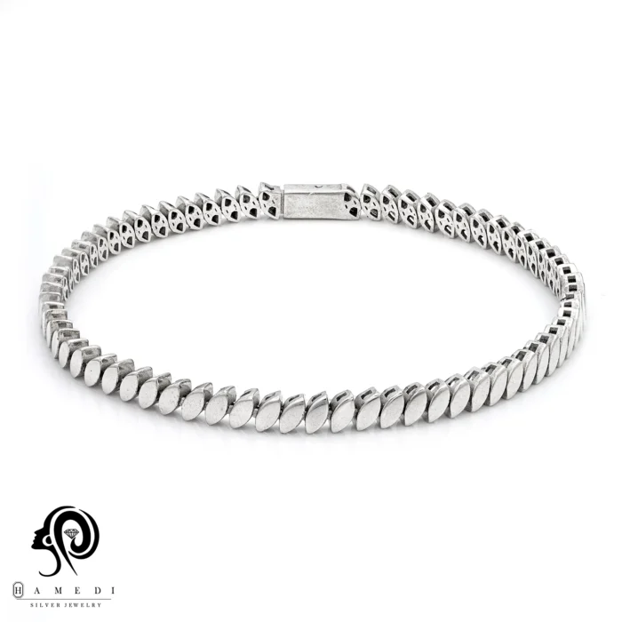 دستبند نقره زنانه تراش اسپرتی مدل BE T6