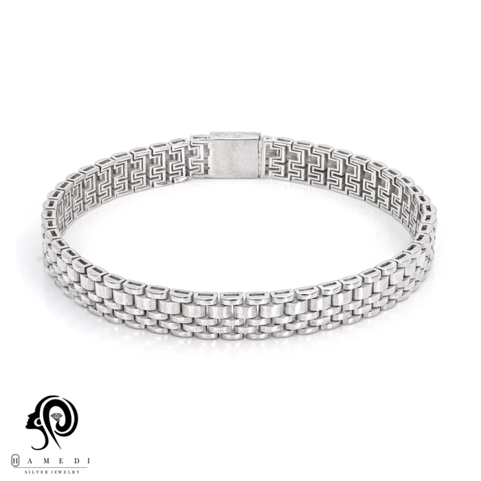 دستبند رولکس نقره زنانه اسپرتی مدل BE T13