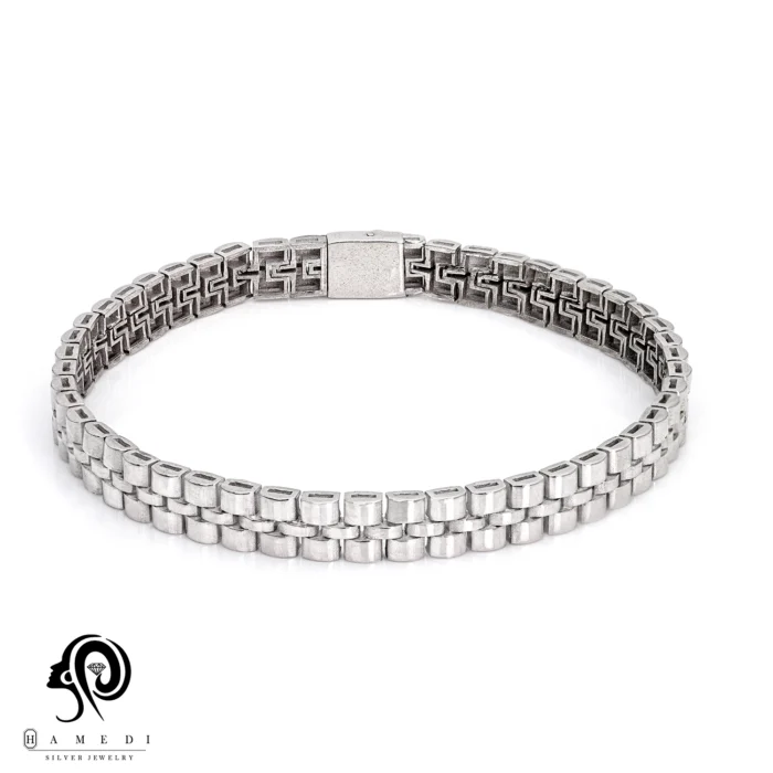 دستبند رولکس نقره زنانه اسپرتی مدل BE T19