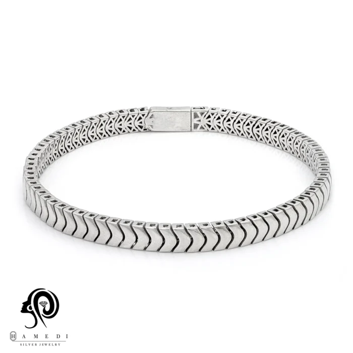 دستبند تراش نقره زنانه اسپرتی مدل BE T26