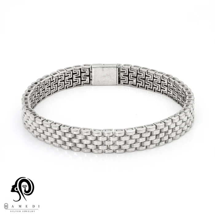 دستبند رولکس نقره زنانه اسپرتی مدل BE T28