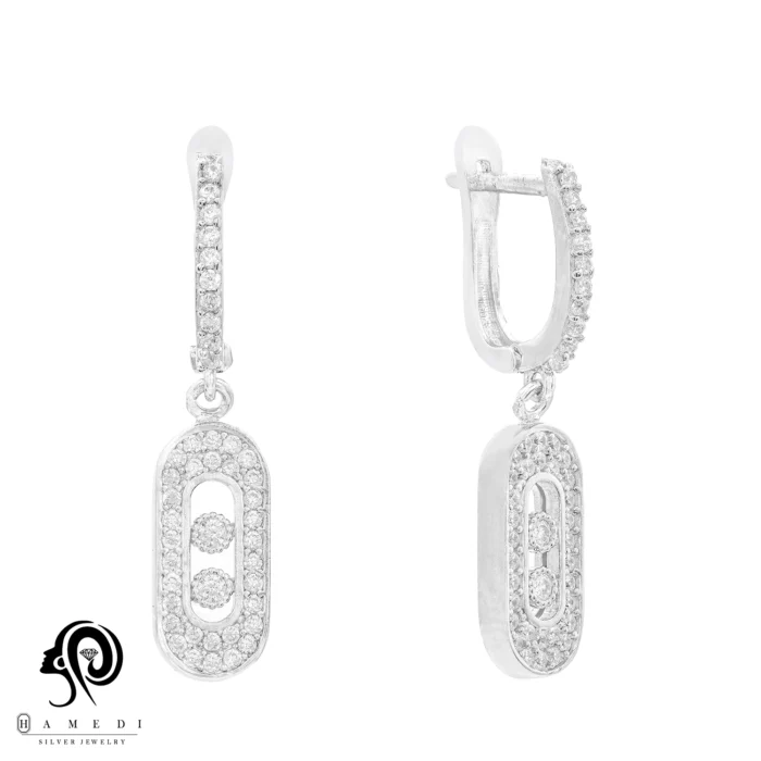 گوشواره نقره زنانه مسیکا اسپرتی مدل EI B27