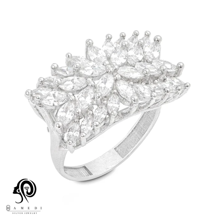 انگشتر نقره زنانه مجلسی مارکیز مدل RI Z12