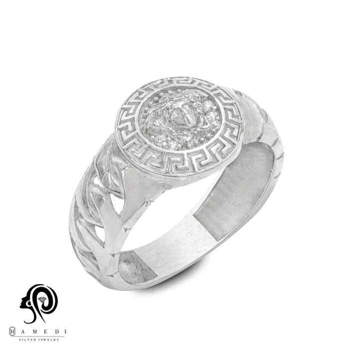 انگشتر ورساچ نقره زنانه اسپرتی مدل RIV B1