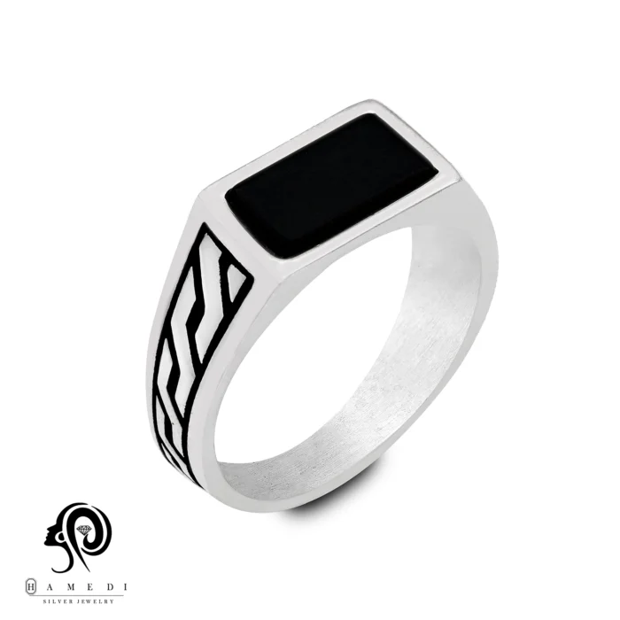 انگشتر نقره مردانه اصل ترک مدل REM R259